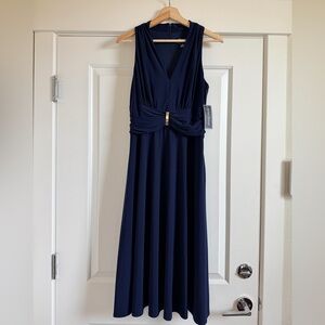 Jessica Howard Deep Blue Sleeveless Dress